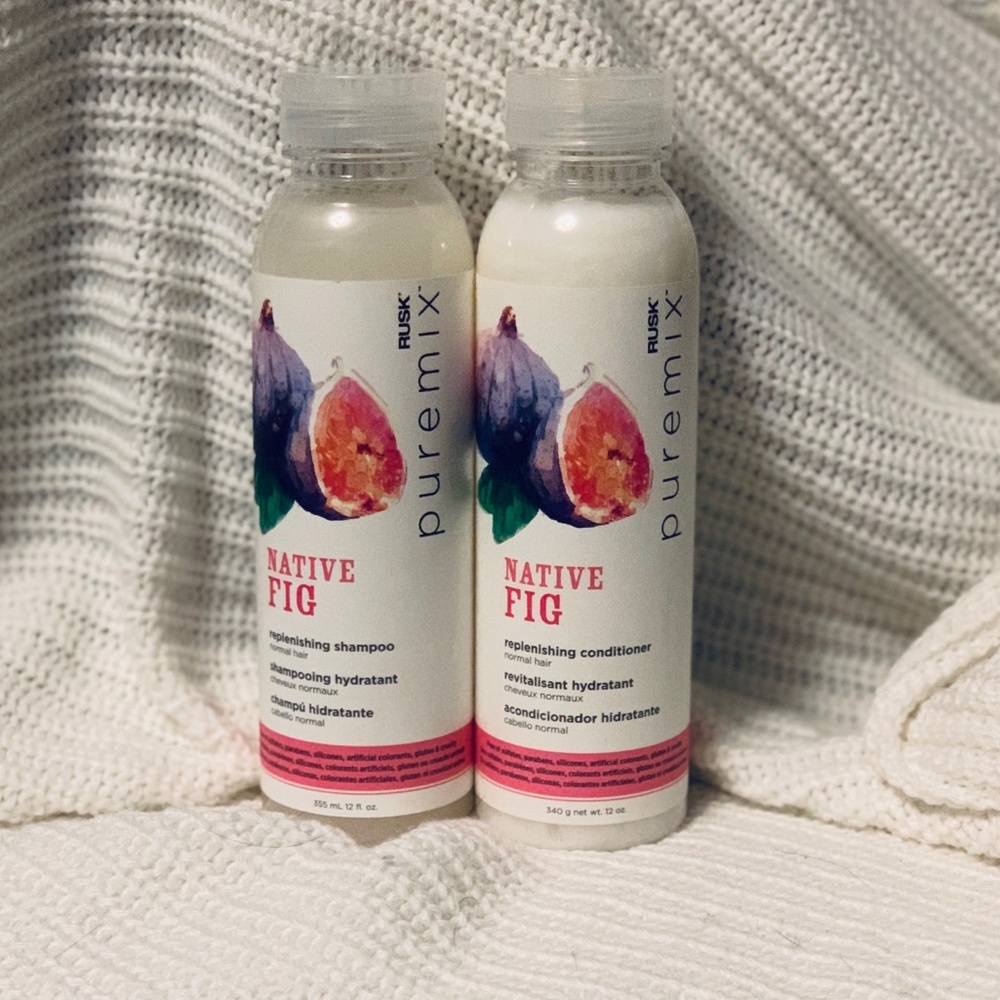 Rusk Puremix Native Fig Shampoo & Conditioner set